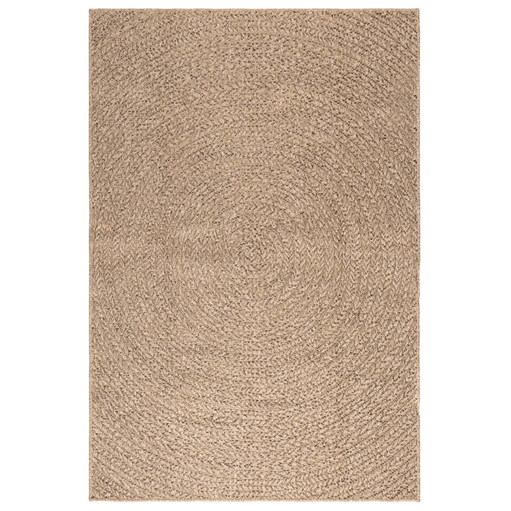 Tapis 120x170 cm aspect jute intérieur et extérieur