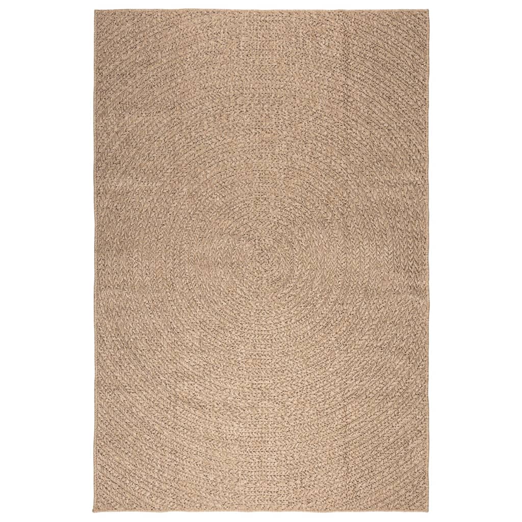 Teppich ZIZUR 160x230 cm Jute-Optik Indoor und Outdoor