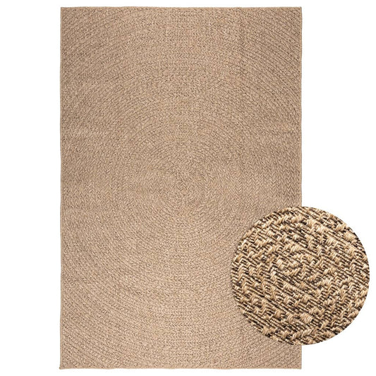 Teppich ZIZUR 200x290 cm Jute-Optik Indoor und Outdoor