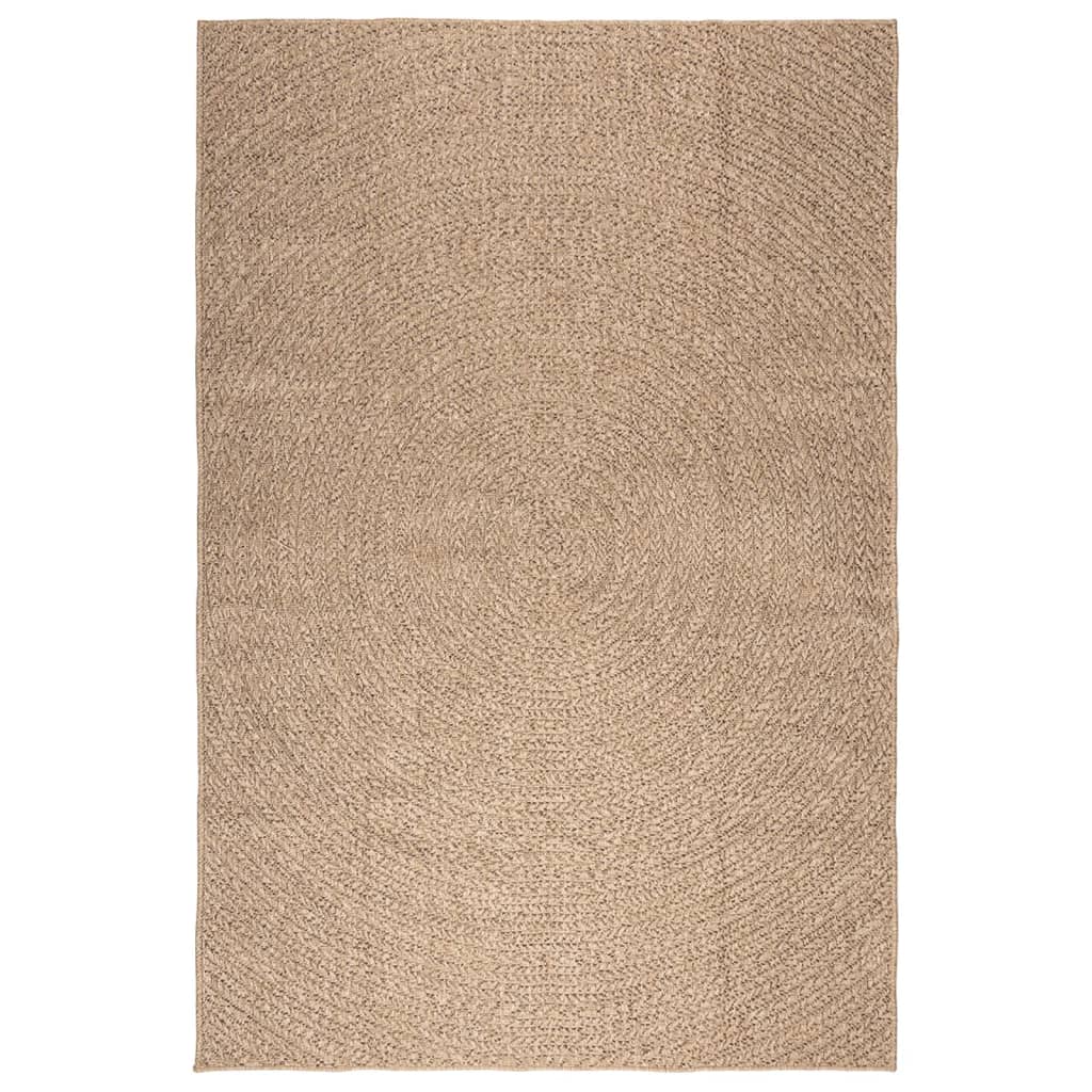 Tapis 200x290 cm aspect jute intérieur et extérieur