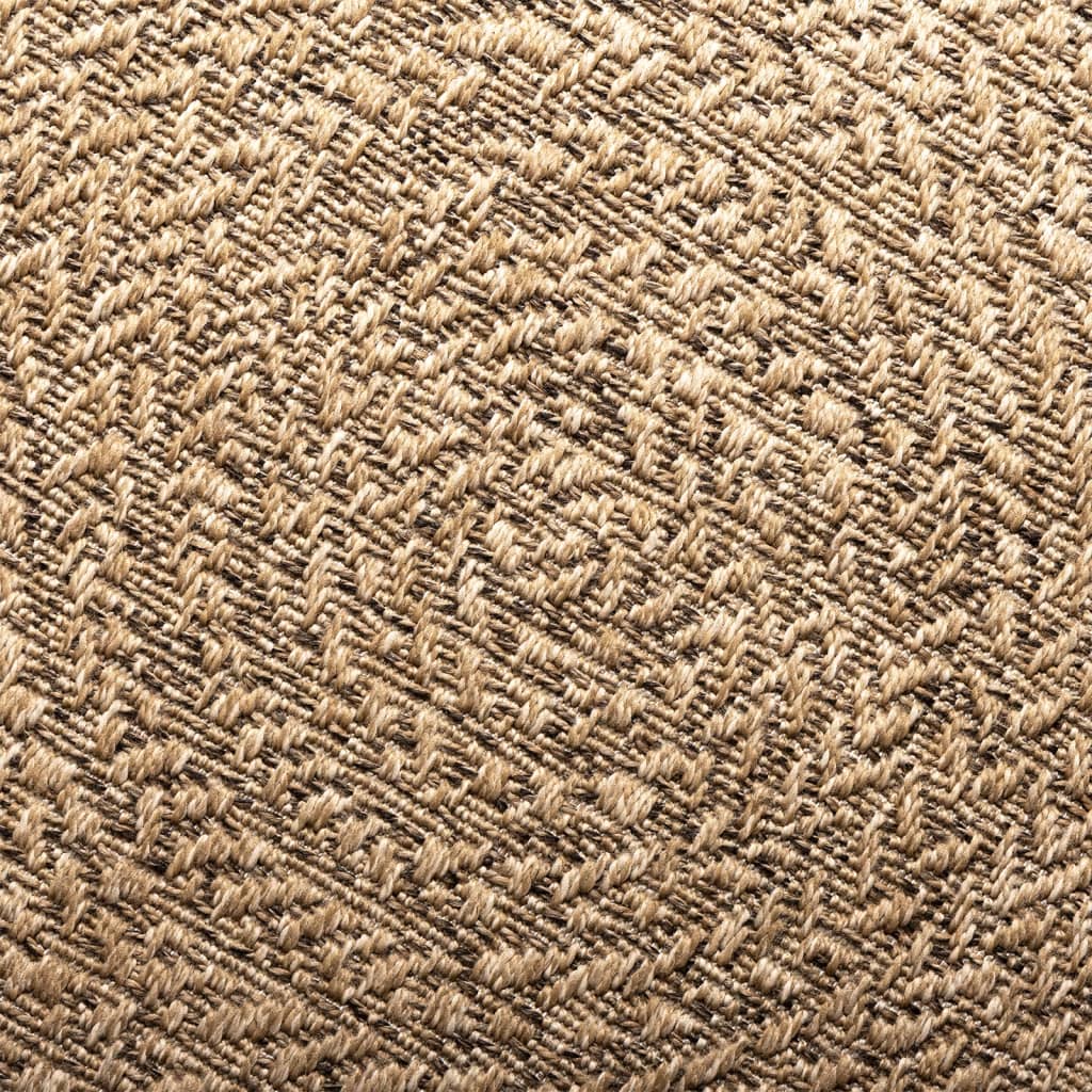 Tapis 200x290 cm aspect jute intérieur et extérieur