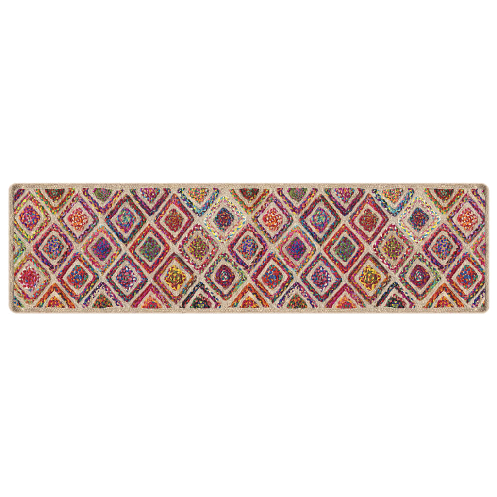 Teppich Waschbar Mehrfarbig 80x300 cm