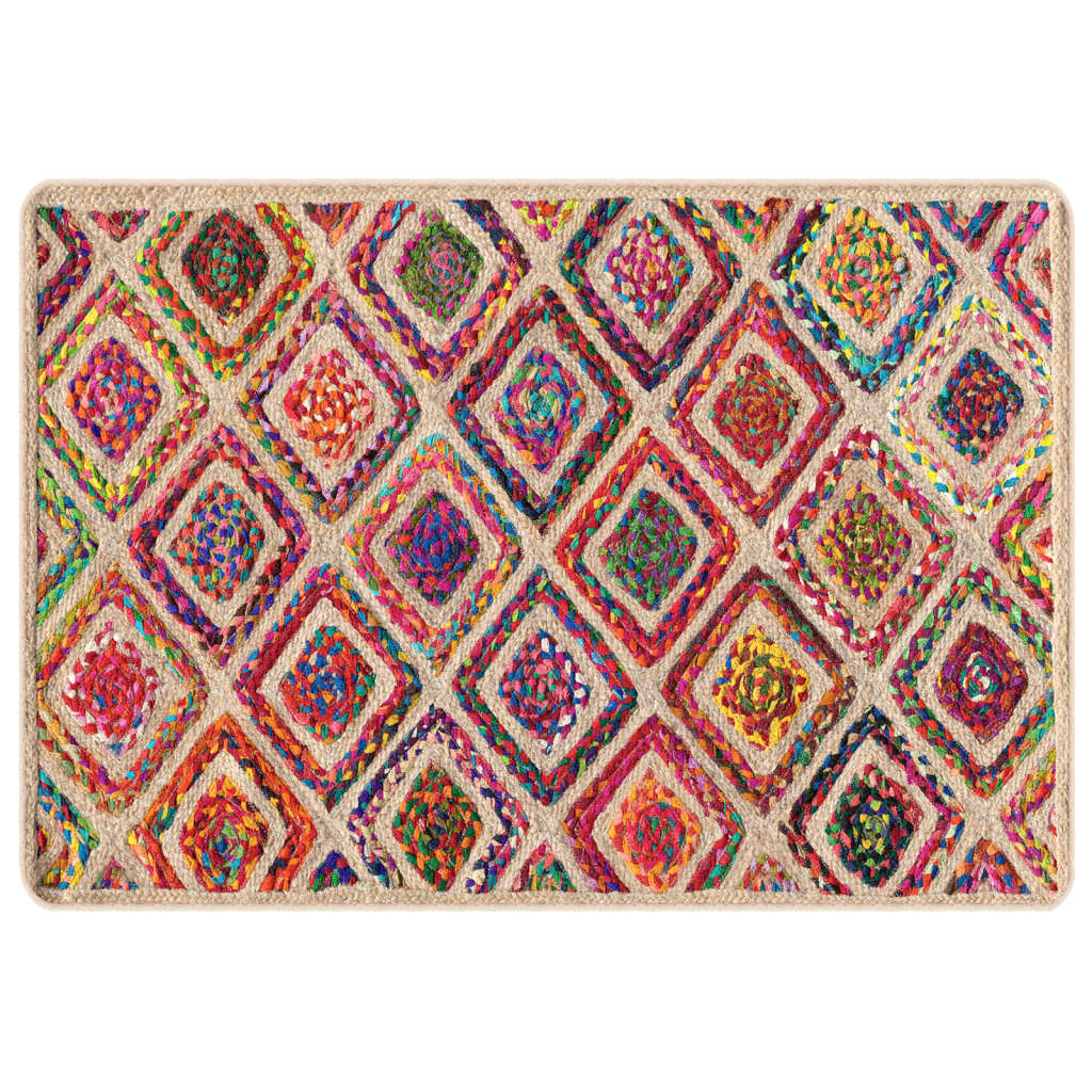 Teppich Waschbar Mehrfarbig 120x180 cm