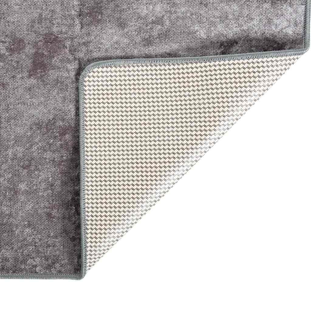 Teppich Waschbar Grau 400x300 cm