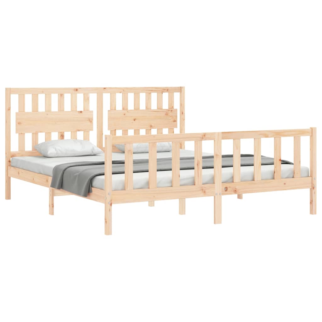 Bettgestell ohne Matratze Super King Size Massivholz Kiefer