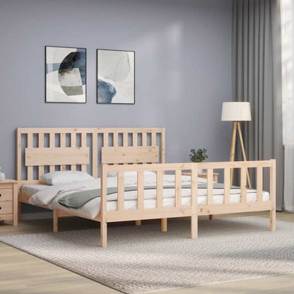 Bettgestell ohne Matratze Super King Size Massivholz Kiefer