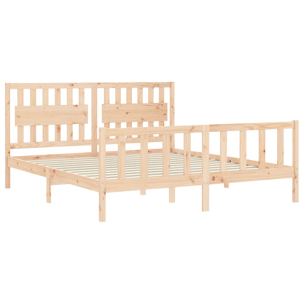 Bettgestell ohne Matratze Super King Size Massivholz Kiefer