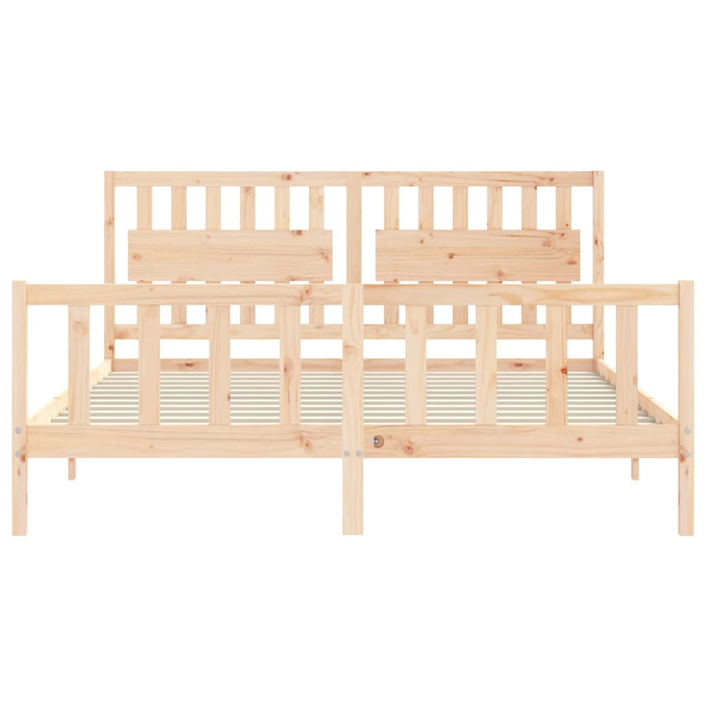 Bettgestell ohne Matratze Super King Size Massivholz Kiefer