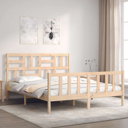 Massivholzbett ohne Matratze 160x200 cm Kiefernholz