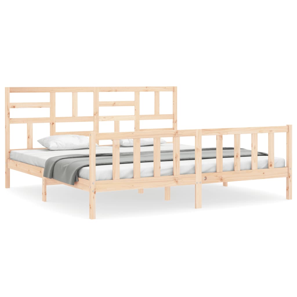 Bettgestell ohne Matratze Super King Size Massivholz Kiefer