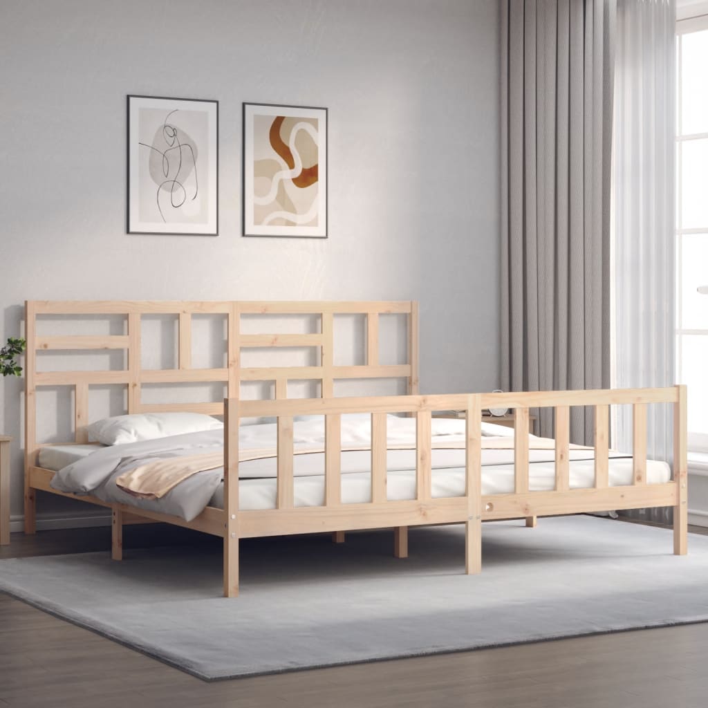 Bettgestell ohne Matratze Super King Size Massivholz Kiefer