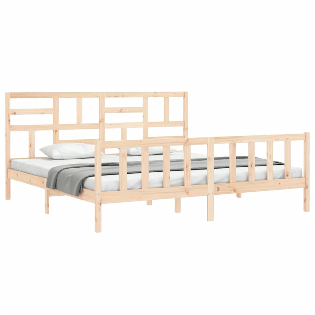 Bettgestell ohne Matratze Super King Size Massivholz Kiefer