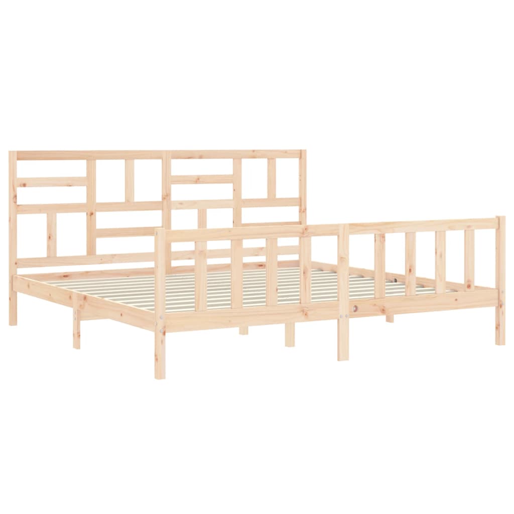 Bettgestell ohne Matratze Super King Size Massivholz Kiefer
