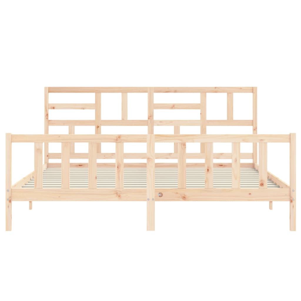 Bettgestell ohne Matratze Super King Size Massivholz Kiefer