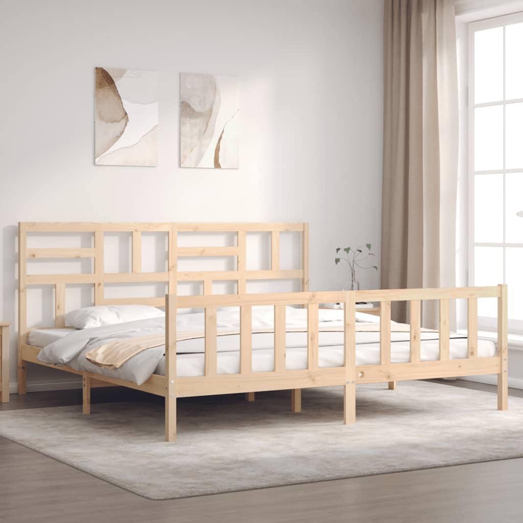 Bettgestell ohne Matratze Super King Size Massivholz Kiefer