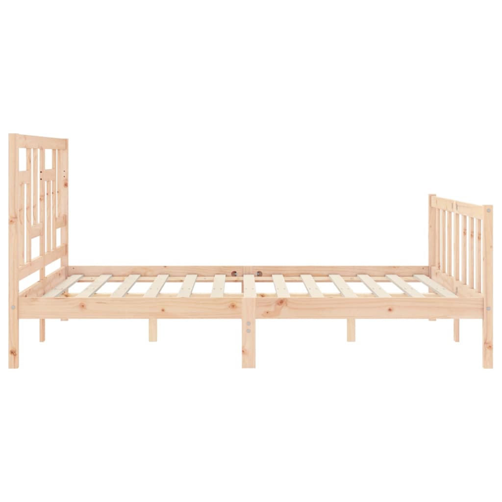 Massivholzbett ohne Matratze 160x200 cm Kiefernholz