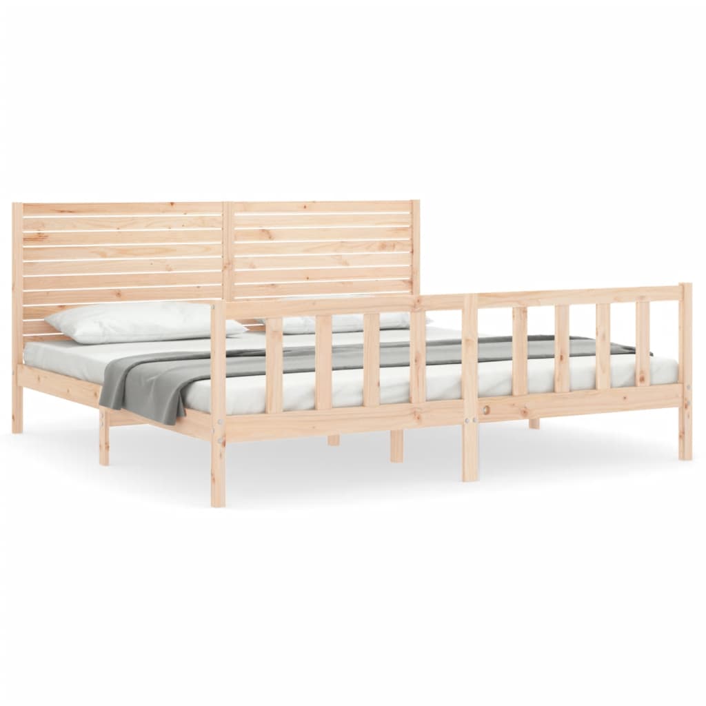 Bettgestell ohne Matratze Super King Size Massivholz Kiefer