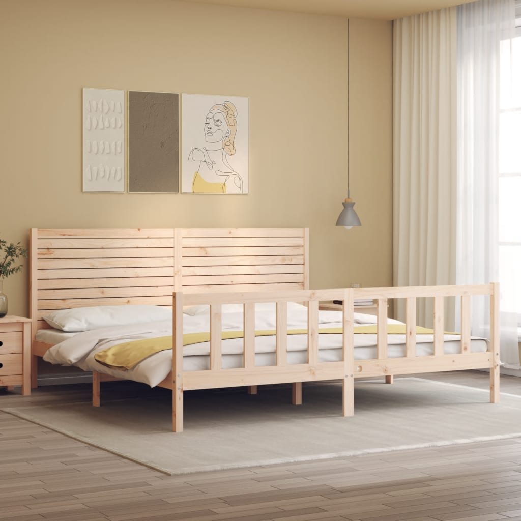 Bettgestell ohne Matratze Super King Size Massivholz Kiefer