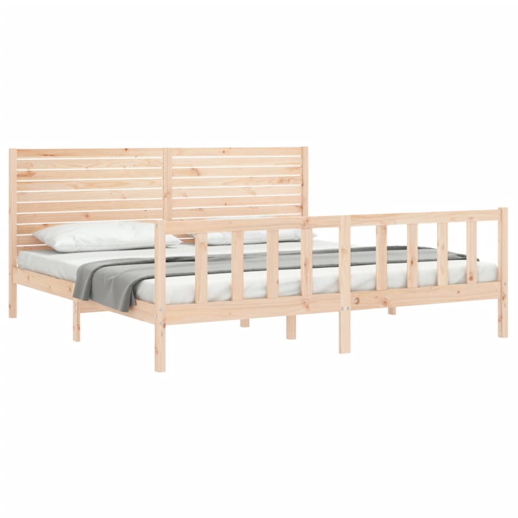 Bettgestell ohne Matratze Super King Size Massivholz Kiefer