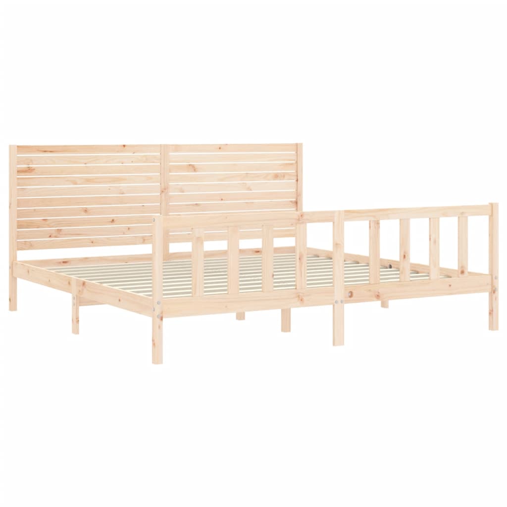 Bettgestell ohne Matratze Super King Size Massivholz Kiefer