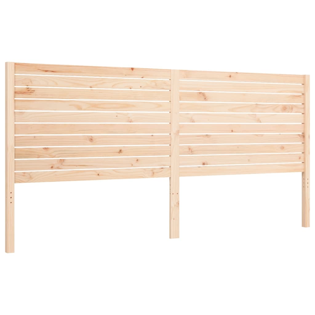 Massivholzbett mit Kopfteil