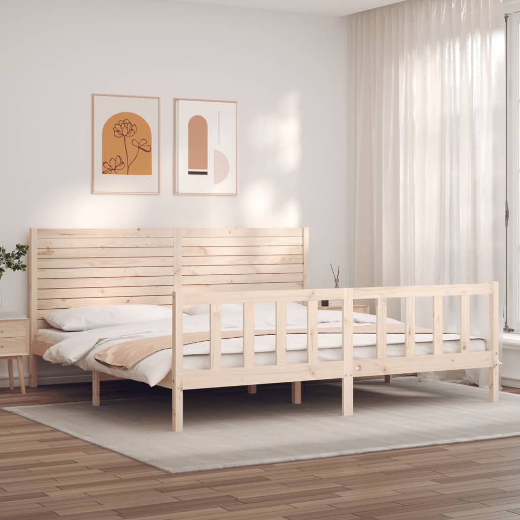 Bettgestell ohne Matratze Super King Size Massivholz Kiefer