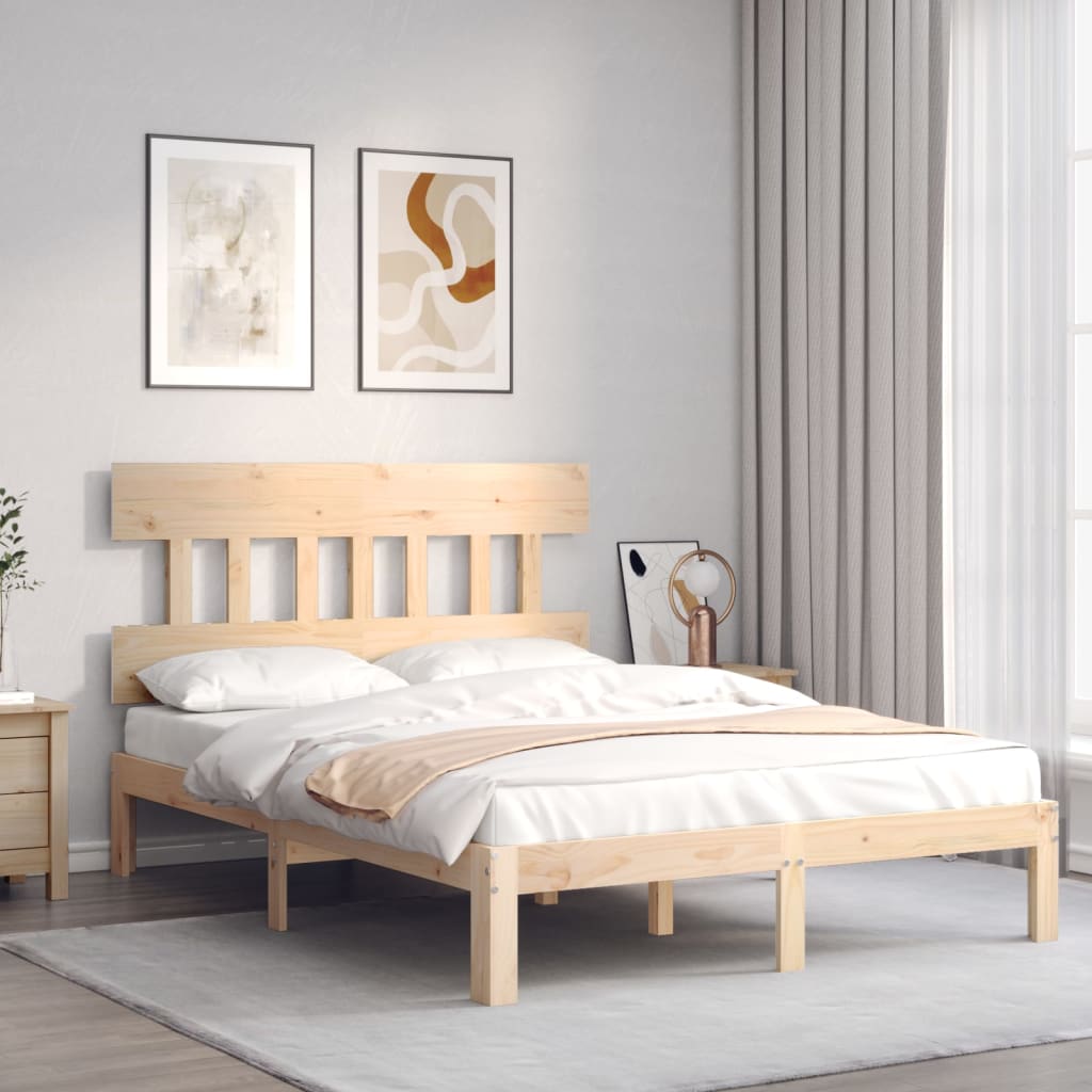 Bettgestell ohne Matratze Klein Doppelbett Massivholz Kiefer
