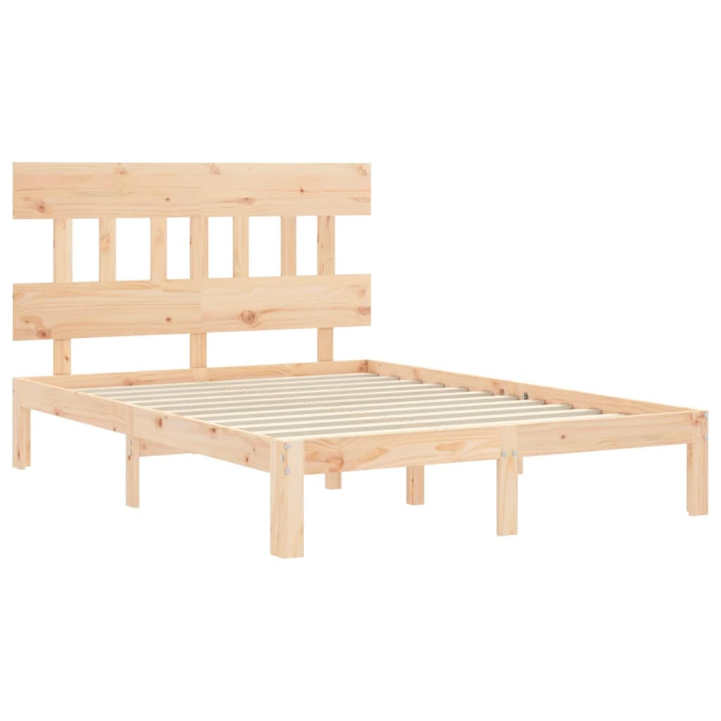Bettgestell ohne Matratze Klein Doppelbett Massivholz Kiefer