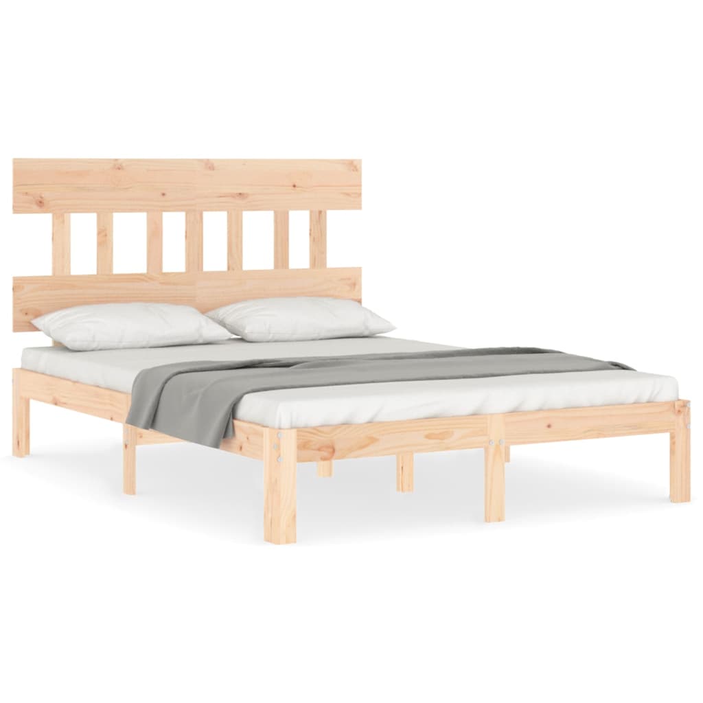 Massivholzbett ohne Matratze 140x190 cm Kiefernholz