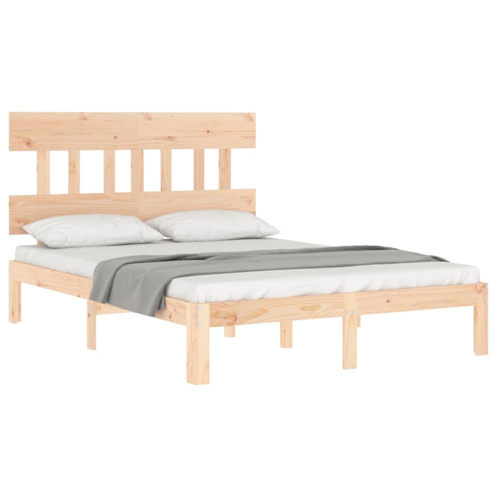 Massivholzbett ohne Matratze 140x190 cm Kiefernholz