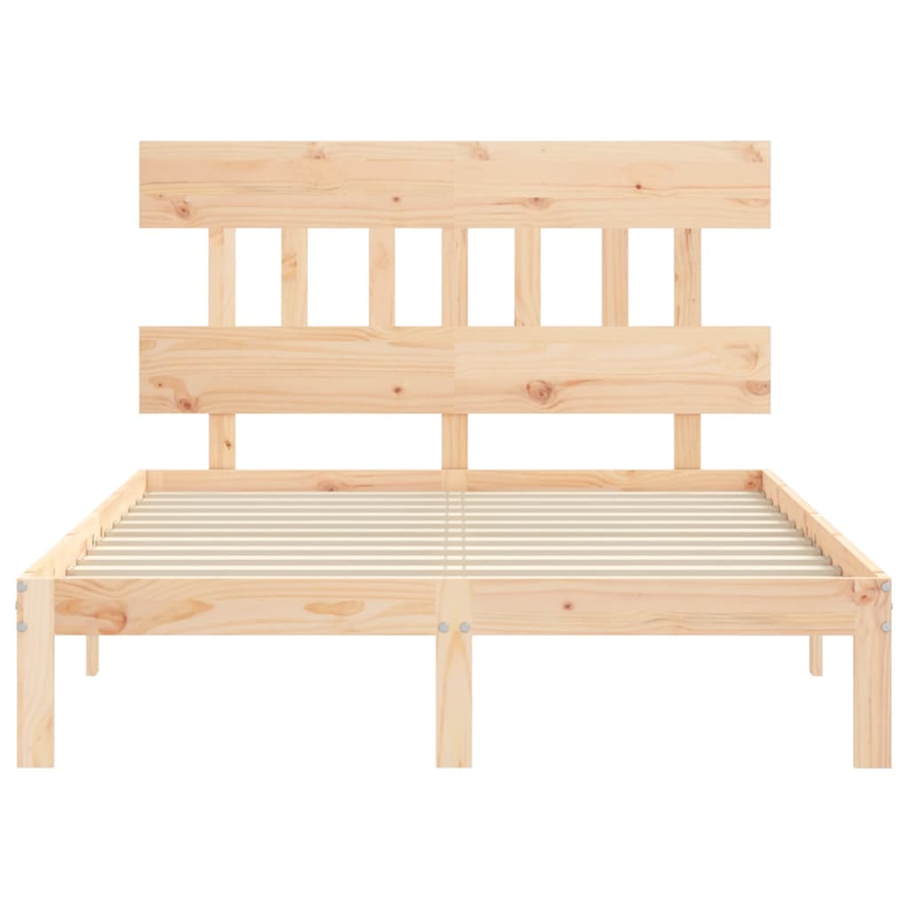 Massivholzbett ohne Matratze 140x190 cm Kiefernholz