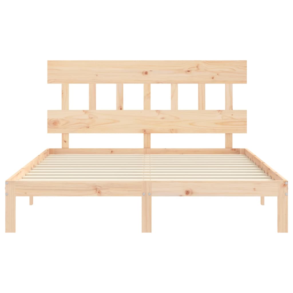 Massivholzbett ohne Matratze 160x200 cm Kiefernholz