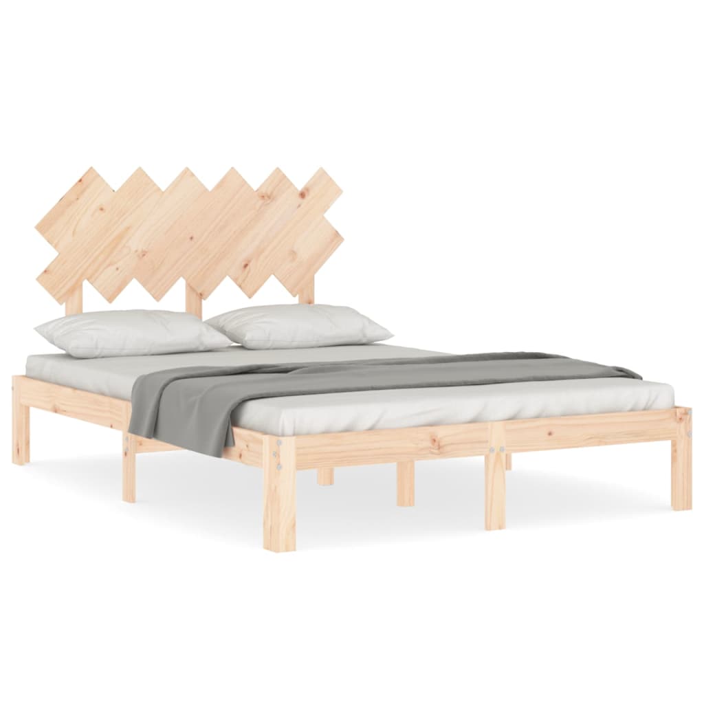 Bettgestell ohne Matratze Klein Doppelbett Massivholz Kiefer