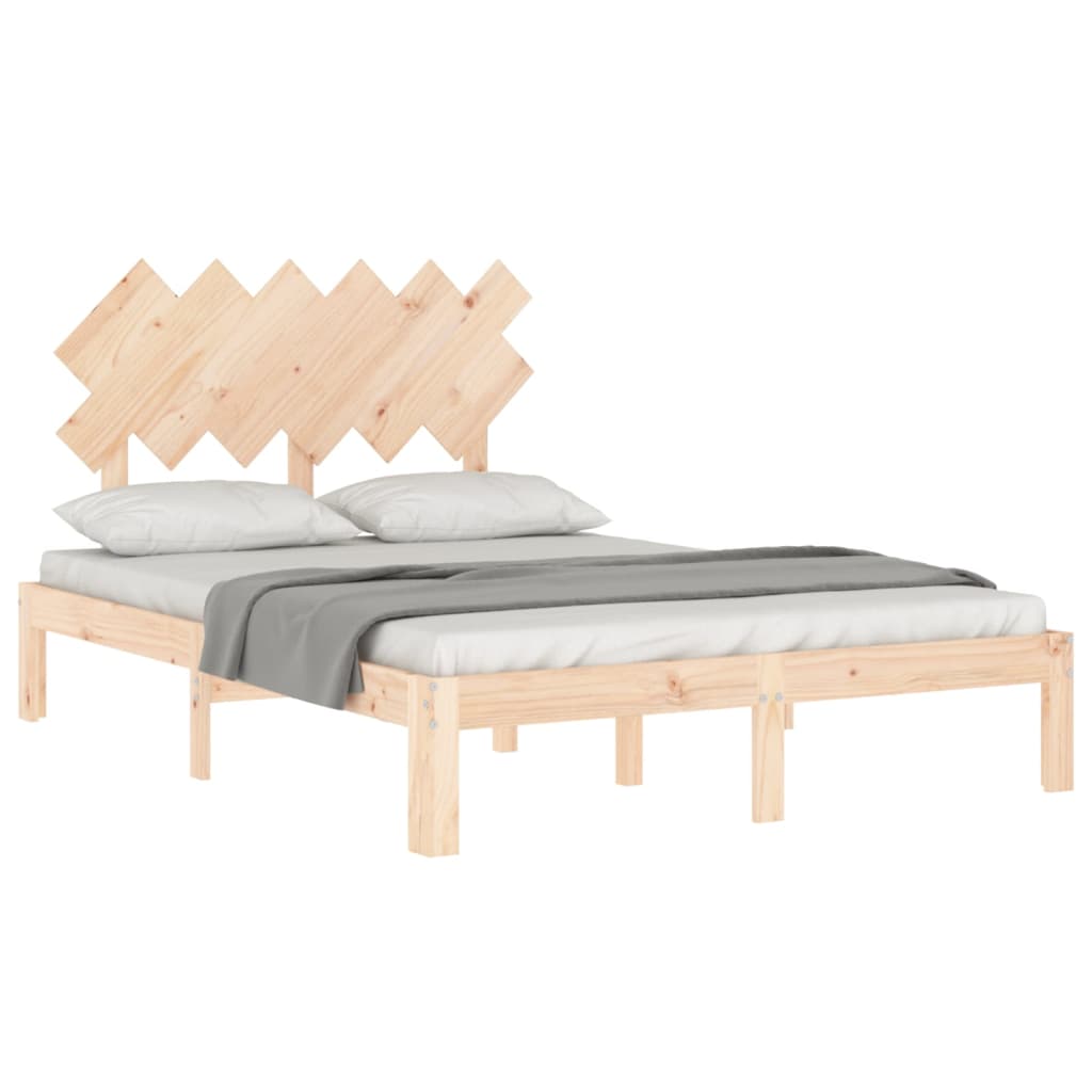 Bettgestell ohne Matratze Klein Doppelbett Massivholz Kiefer
