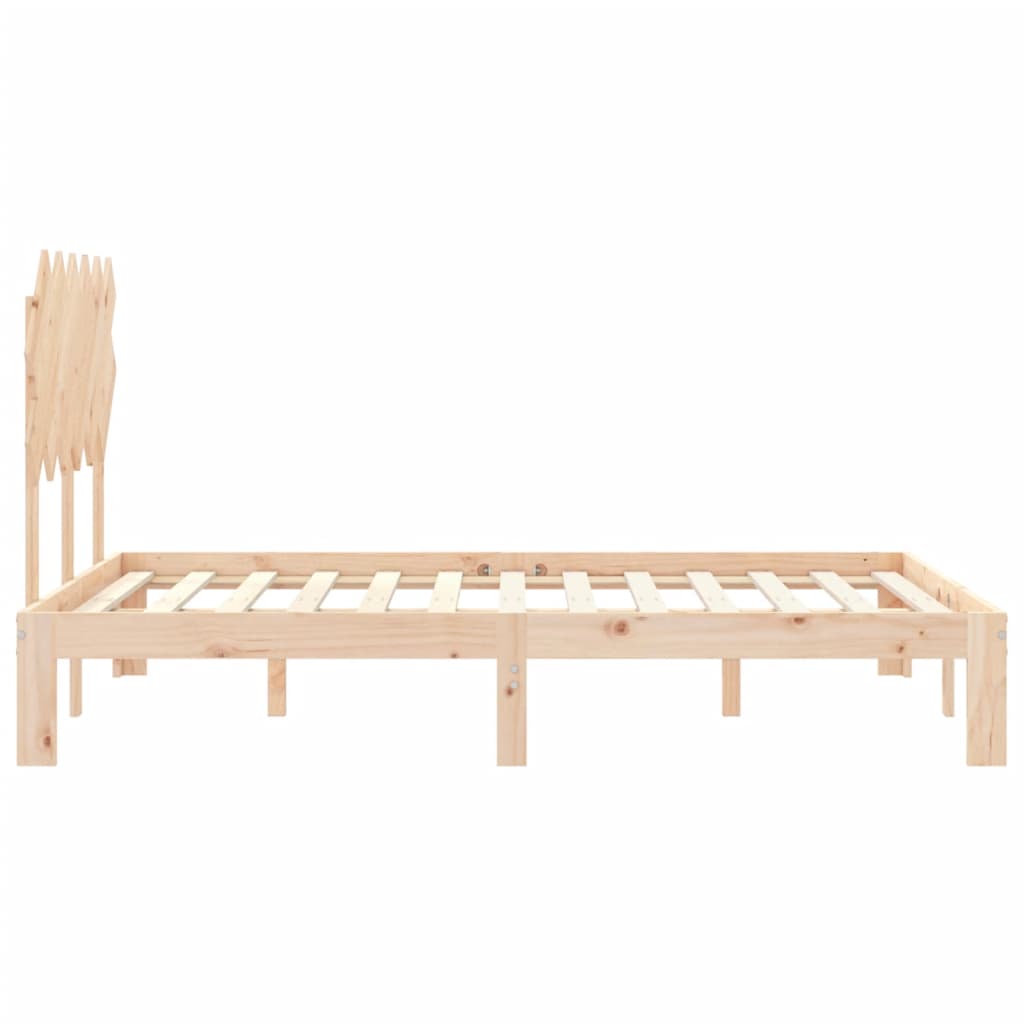 Bettgestell ohne Matratze Klein Doppelbett Massivholz Kiefer