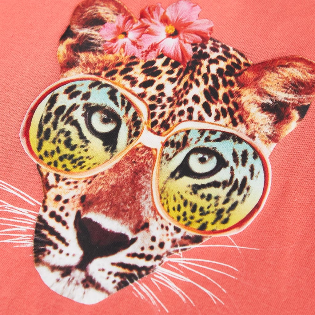 Kinder-T-Shirt Korallenrosa 92