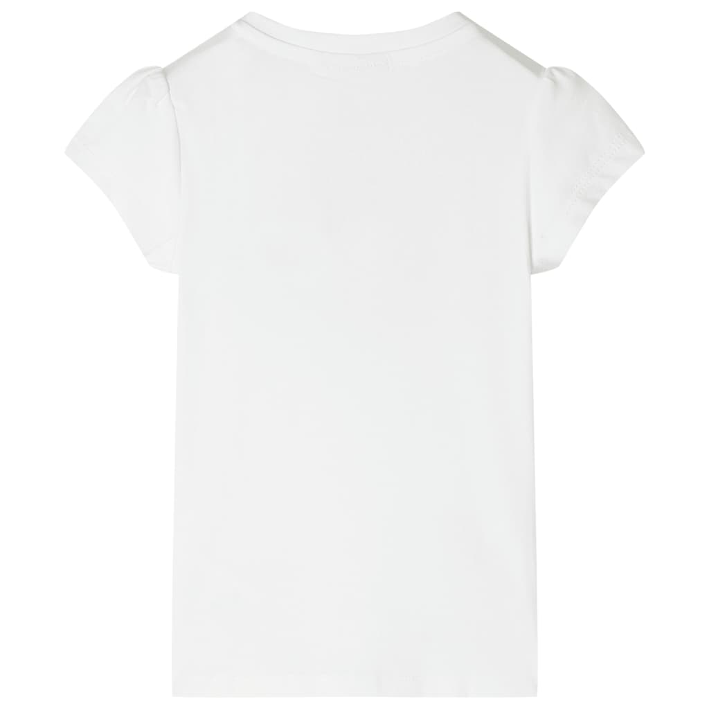 Kinder-T-Shirt Ecru 116