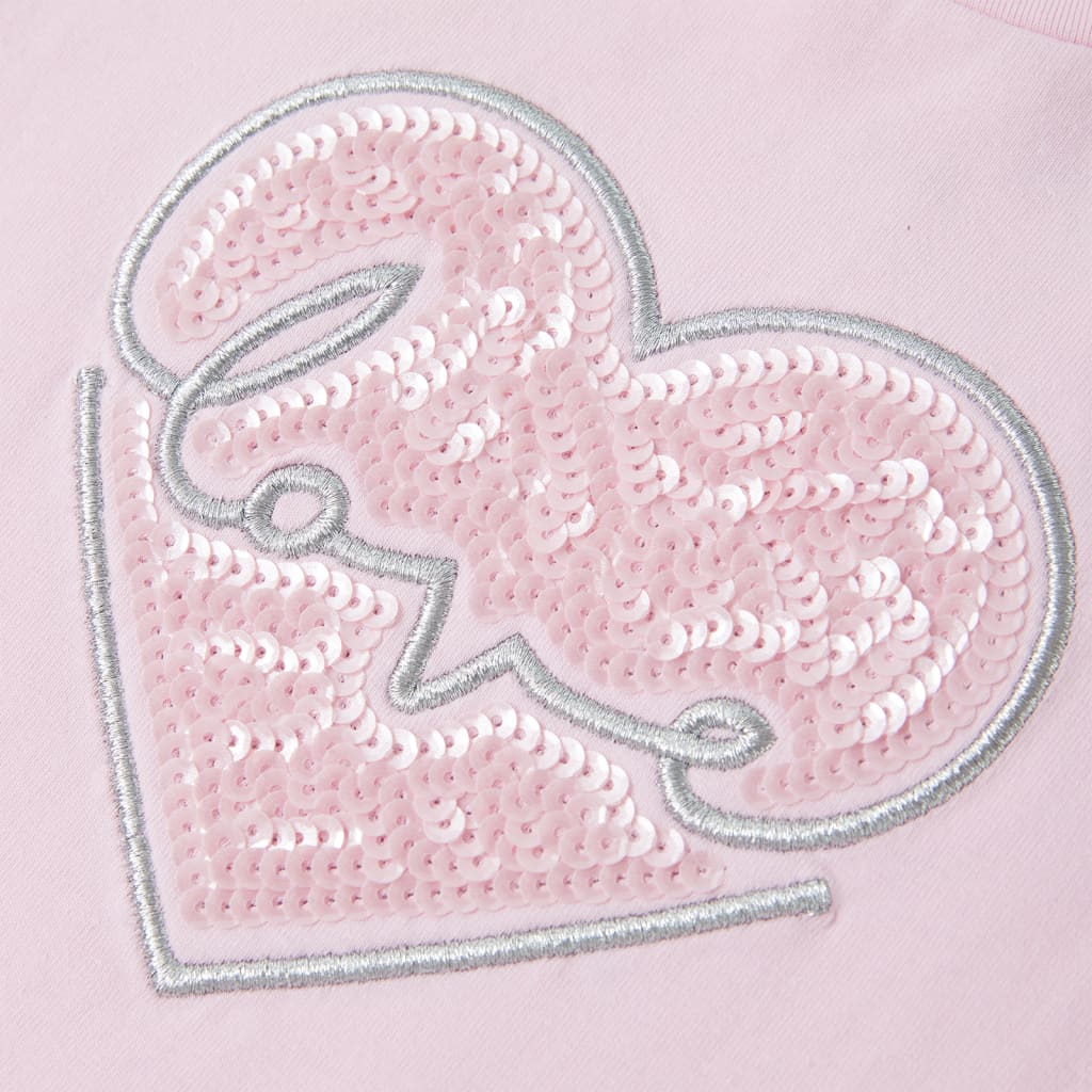 Kinder-T-Shirt Hellrosa 92