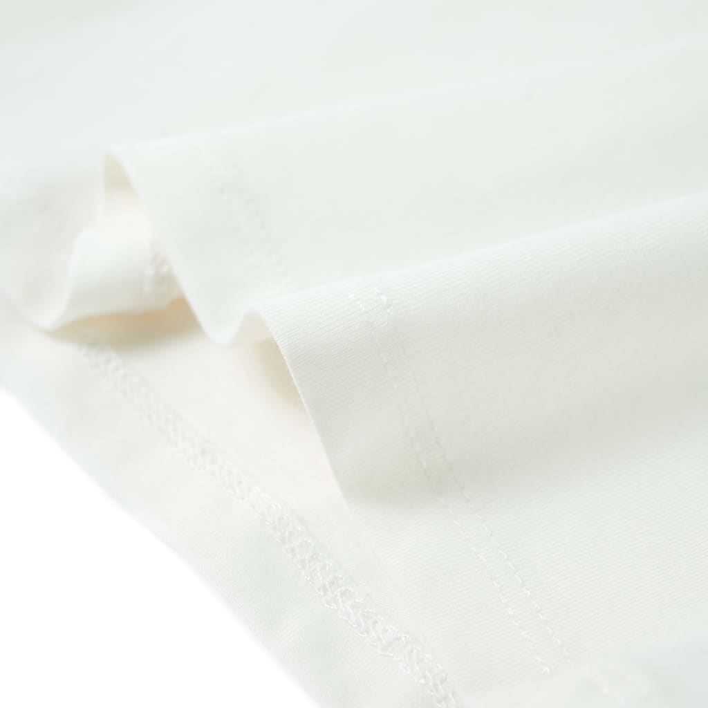 Kinder-T-Shirt mit Rüschenärmeln Weiß 92