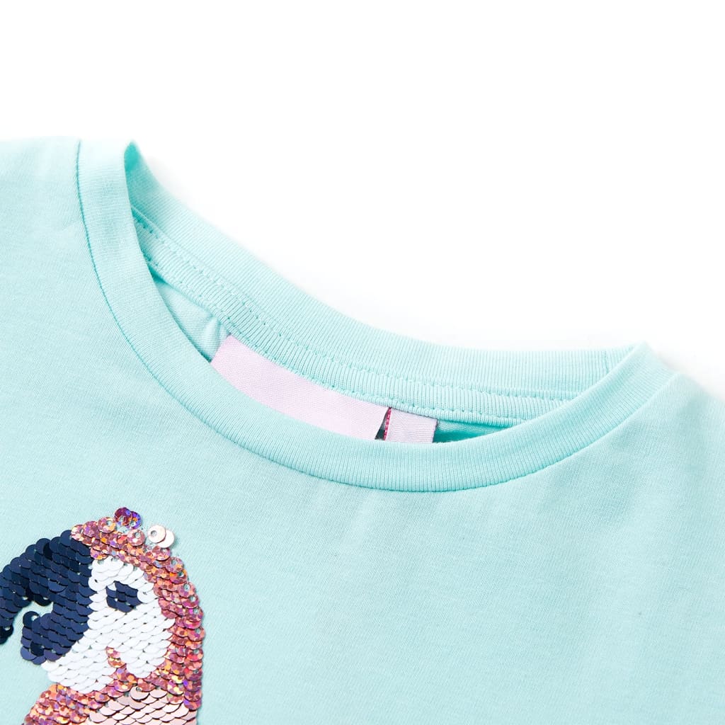 Kinder-T-Shirt Hellblau 92