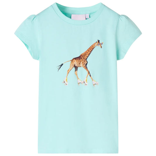 Kinder-T-Shirt Hellblau 92