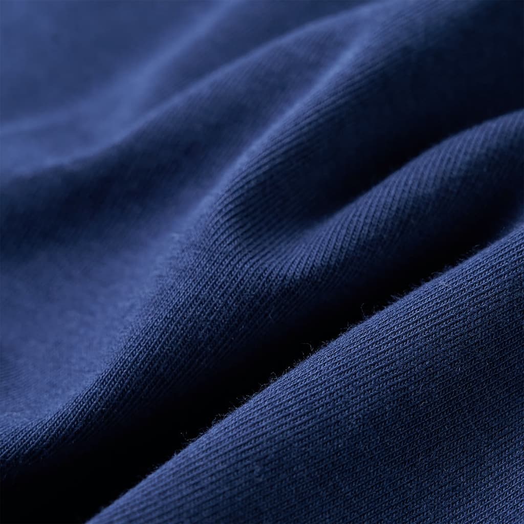 Kinder-T-Shirt Marineblau 128