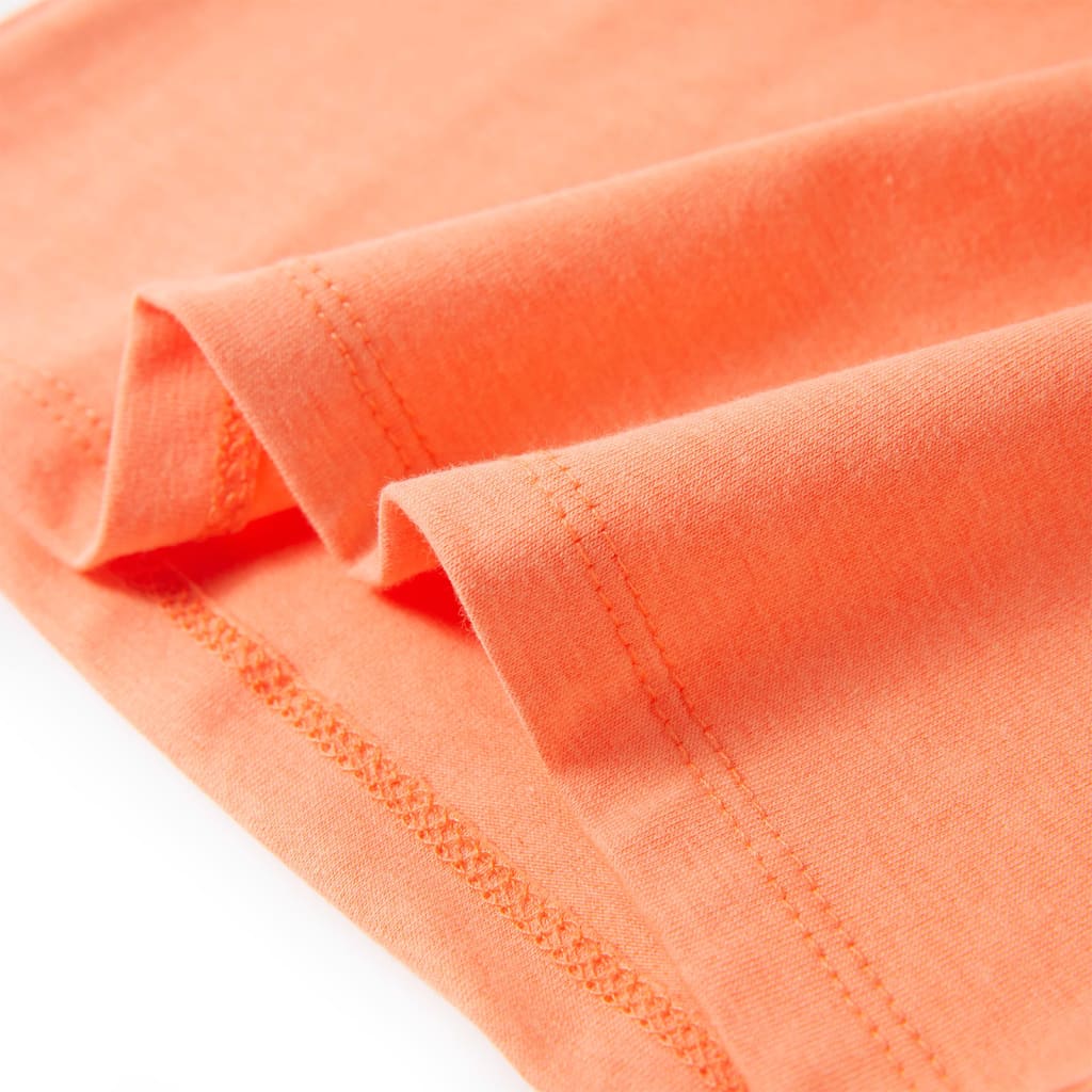 Kinder-T-Shirt mit Flügelärmeln Neonorange 104