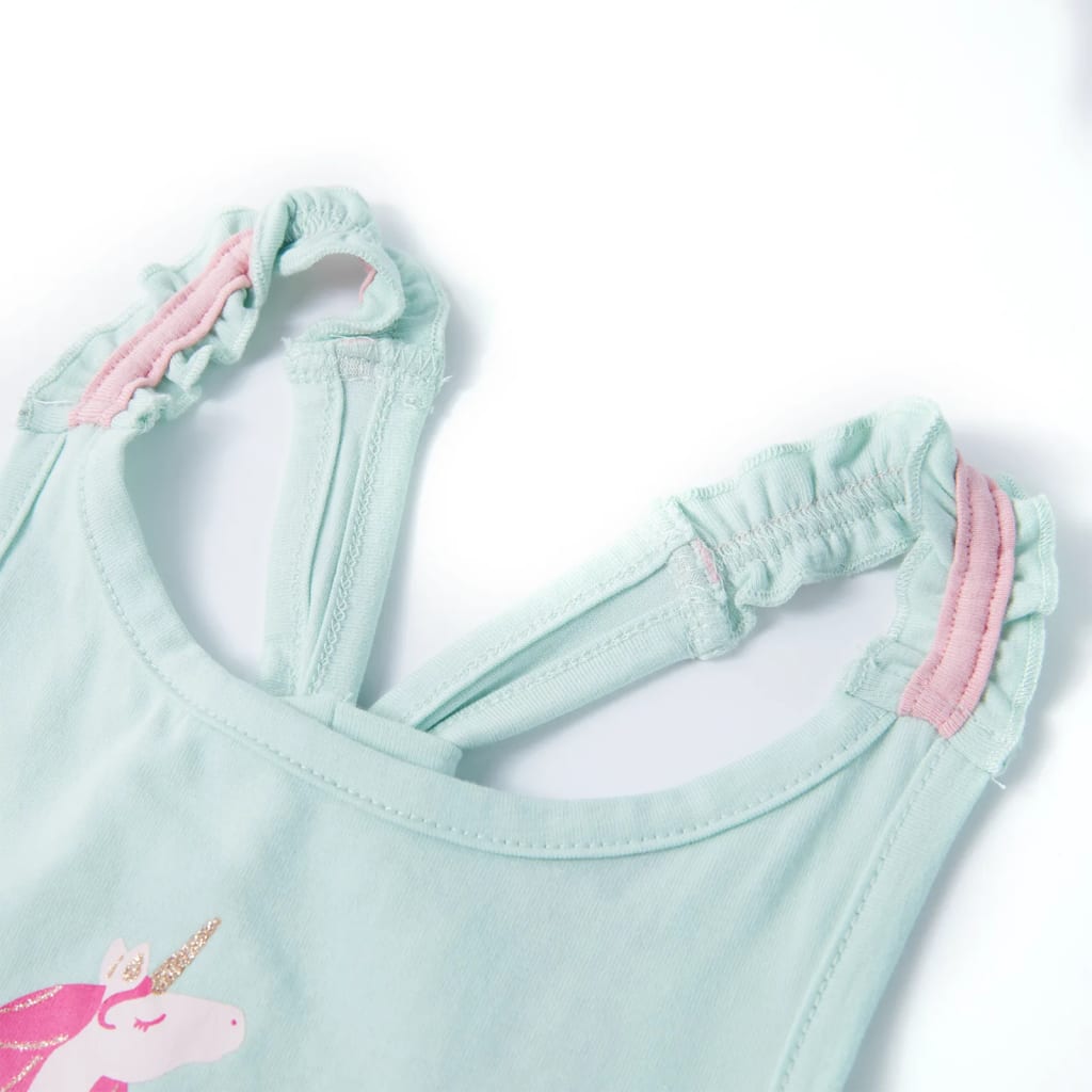 Kinder-Tanktop Helles Minzgrün 140
