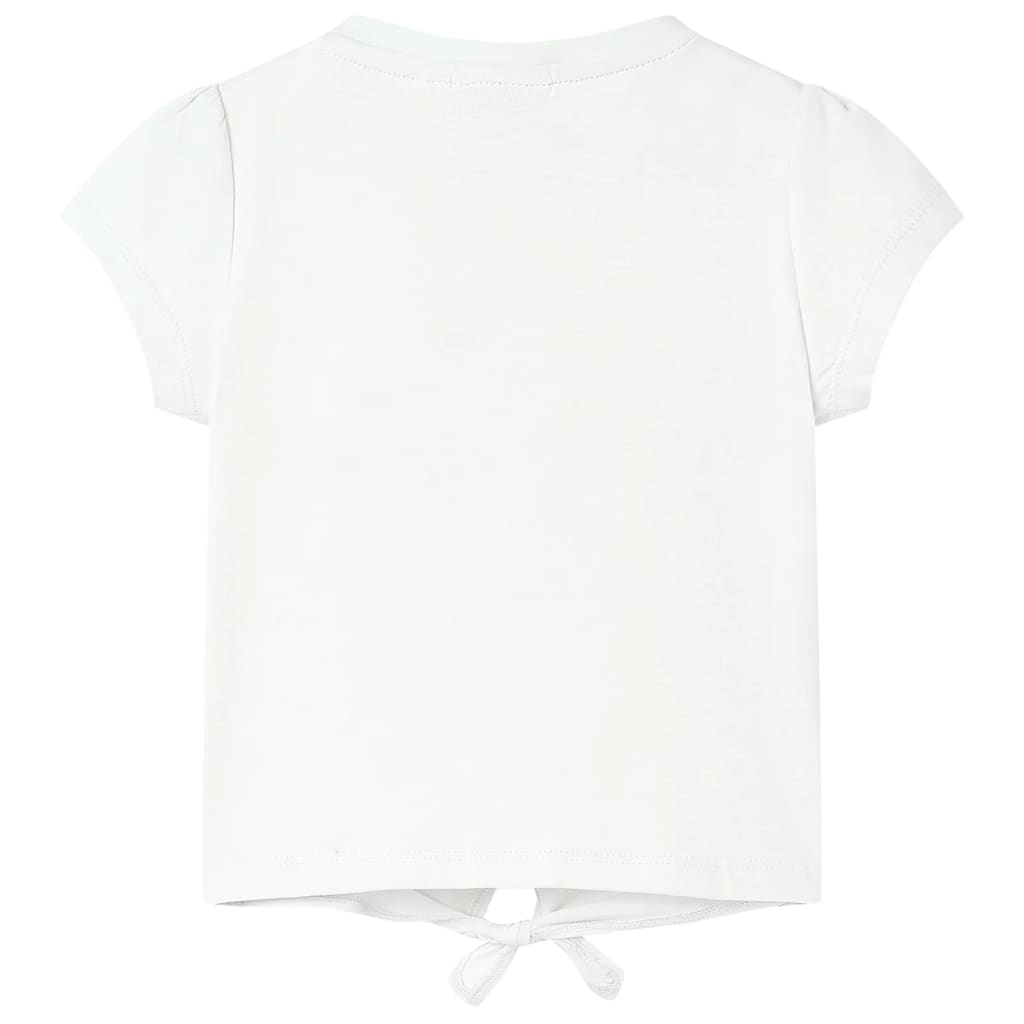 Kinder-T-Shirt Ecru 128