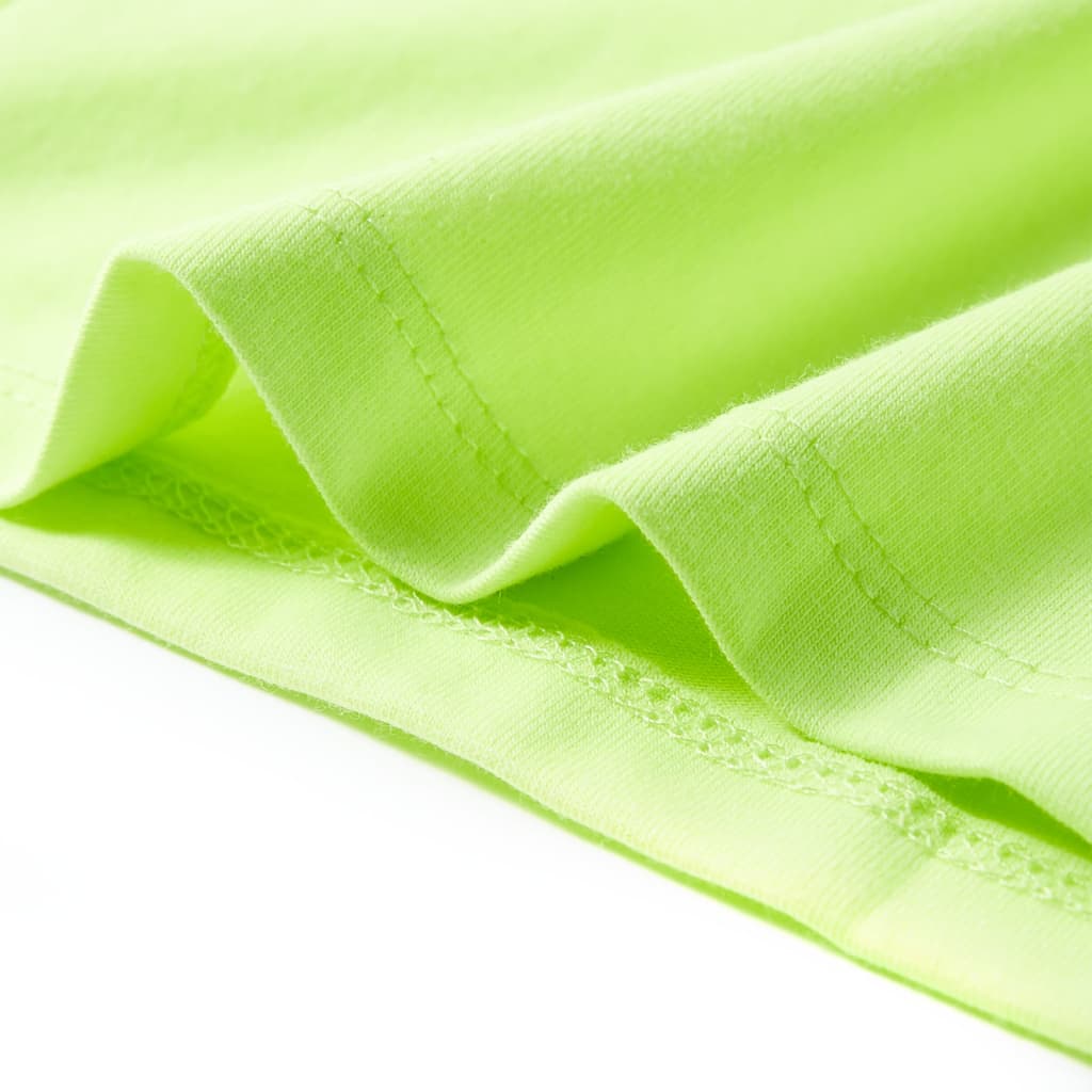 Kinder-T-Shirt Neongelb 92