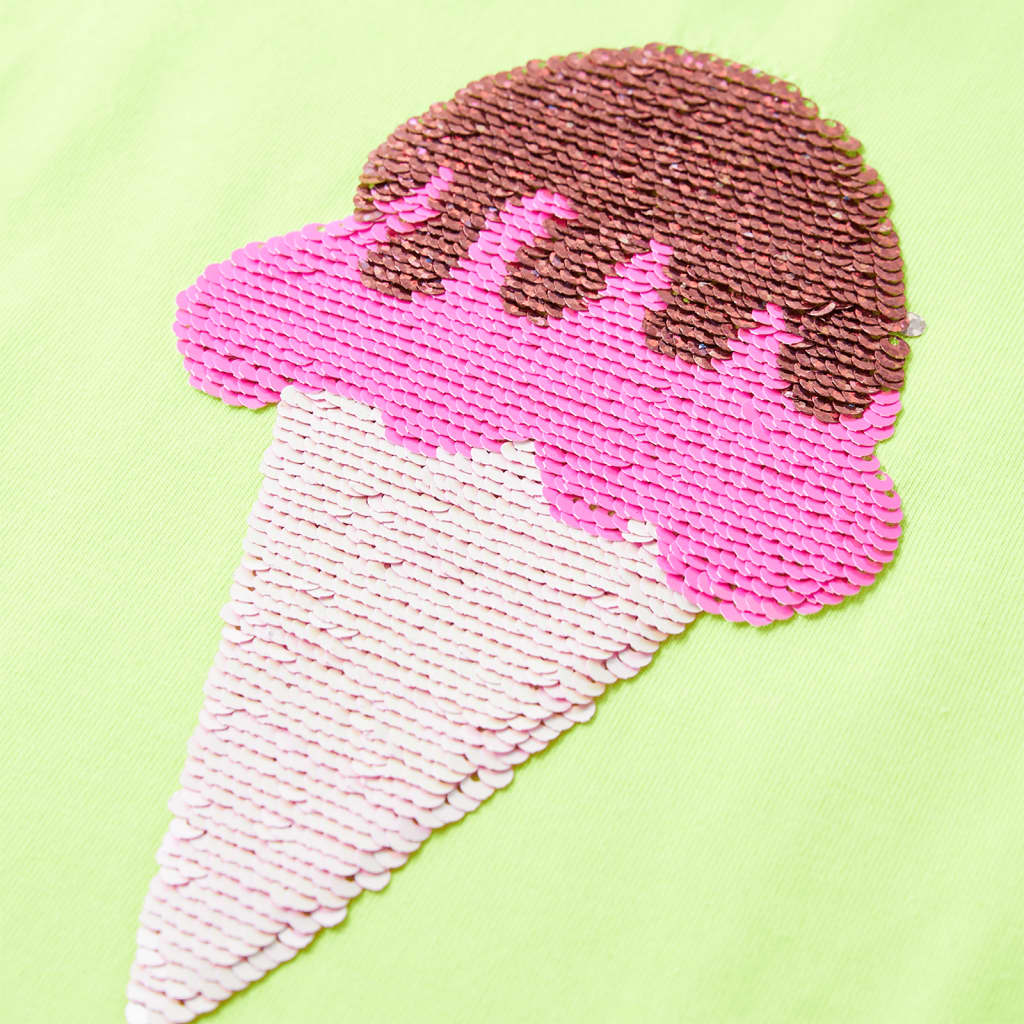 Kinder-T-Shirt Neongelb 116