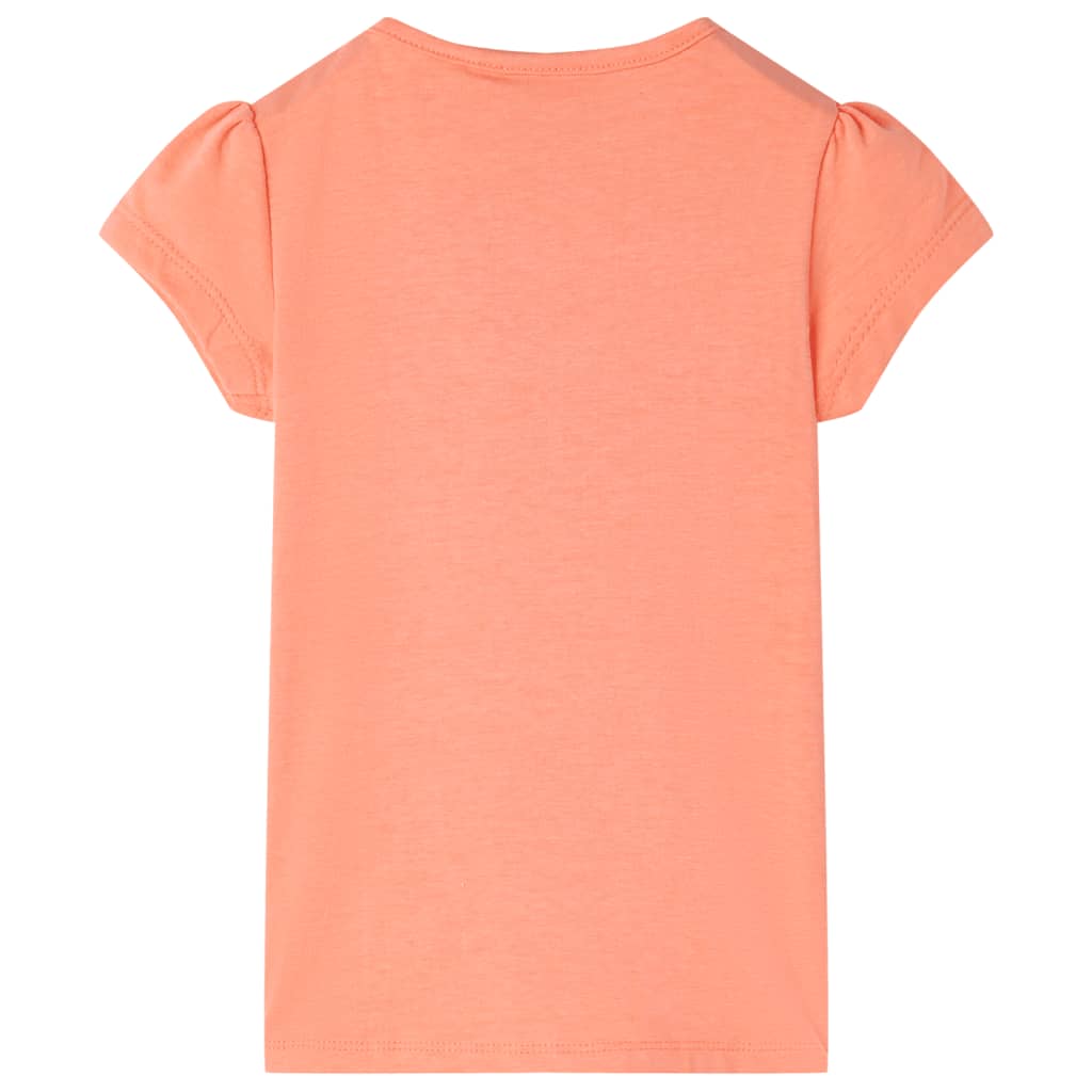Kinder-T-Shirt Neonorange 92