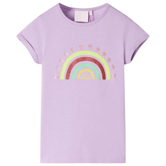 Kinder-T-Shirt Lila 104