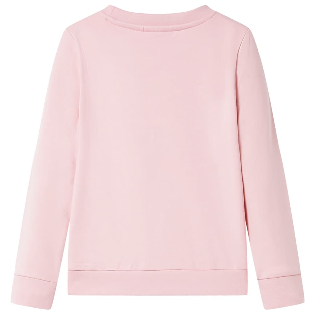 Kinder-Sweatshirt Hellrosa 128
